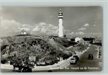 Egmond aan Zee Gezicht op de Vuurtoren 1959 AK Leuchtturm