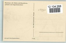 W7750 Konstanz Metz 146-439 Kupfertiefdruck - Hafen und Dampfer AK Bodenseeschiff