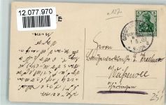 W1000 Berlin Mitte Gross-Lichterfelde Amtsgericht 1907 AK Gericht