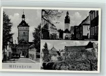 97215 W8704 Uffenheim - Ansbacher Tor Würzburger Tor Heimatmuseum 3-Bildaufnahme