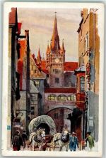 W8500 Nürnberg Rathausgasse 1913 AK Velten Kley, H.