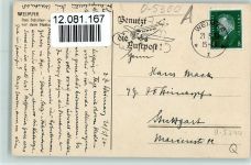 Weimar Goethe und Schillerdenkmal 1930 AK Schiller