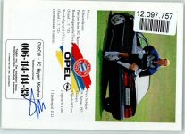 Opel Calibra Turbo - Fußball F.C. Bayern München Sven Scheuer Werbung Auto
