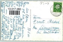 73760 W7302 Ruit auf den Fildern - Jugend- u. Sportleiterschule Wiesenhaus Eingang z. Wiesenhaus Innenaufnahme Schlafzimmer Lehrzimmer