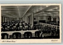 Speisesaal der Monte Olivia AK Dampfer Monte Olivia Foto AK