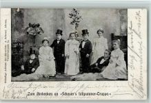 Scheuers Liliputaner Truppe 1904 AK Liliputaner