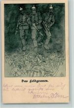 Kladderadatsch Nr. 4 AK Das Feldgrauen Militär Karikatur