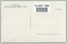W5500 Trier der Barmherzigen Brüder 1939 AK Krankenhaus