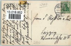 Hamburg - das Gewerkschaftshaus 1907 AK Gewerkschaft