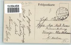Grosken 1917 - WK I Zerstörter Gutshof AK