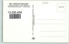 77889 W7596 Seebach , Baden - Hotel Hornisgrinde-Löwen mit Innenansicht ca 1960 AK