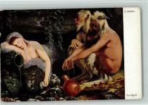Am Quell - Pegasos Mythologie Böcklin, A. Künstlerkarte