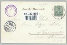 singt vor Frau Cotta AK Luther 1901