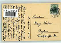 Datum 12.12.12 sign BH und Stempel Datumskarte Künstlerkarte