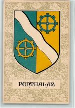 Penthalaz , gute Erhaltung AK Wappen