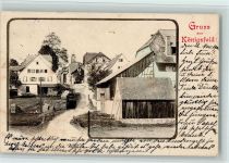 78126 W7744 Königsfeld im Schwarzwald - Dorfstraße, 1901 AK