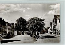 91320 W8553 Ebermannstadt 1967 - Straßenbild, Volkswagen-Bus , gute Erhaltung AK