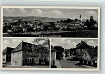 91474 W8531 Langenfeld , Mittelfr 1960 - Bäckerei Handlung Hans Schneider, Dorfpartie, gute Erhaltung AK