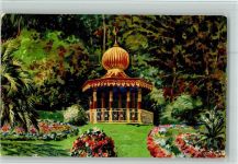 22010 Peglio Lithographie / Künstlerkarte sign Majauing - Villa Pallavicini - Tempio Turco AK
