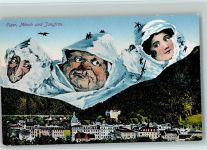 Eiger, Mönch und Jungfrau , gute Erhaltung AK Berggesicht