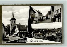 71332 W7050 Beinstein 1963 Foto AK Straßenbilder, Teilansicht, gute Erhaltung AK