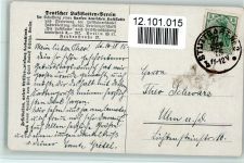 Fesselballon - Stempelspuren - Luftflottenverein Schulze, H. R.