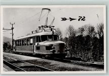 Elektr. Leichttriebwagen Der S.B.B. Lokomotive 1937 Foto AK