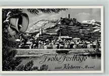 W5405 Kobern Frohe Festtage - Korr Verlag 1215/52 ,Winter gute Erhaltung AK Städteglückwunsch