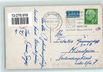 74931 W6921 Lobenfeld 1955 - Gasthaus zur Linde, Klosterhof, gute Erhaltung AK