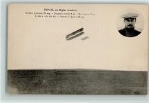 Duval sur Biplan Caudron AK Flugwesenpionier