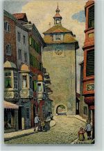 Schaffhausen Sciaffusa Schwabenthor AK Schlatter, E. E. 1920