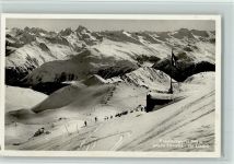 Weissfluhgipfel Silvretta Piz Linard Skifahrer Ski