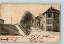 27472 W2190 Cuxhaven 1903 - Deichstrasse, Ostermann Hotel, - fleckig