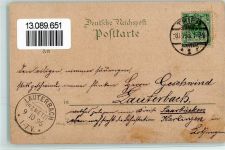 54290 W5500 Trier 1896 Gebrauchsspuren Gruss aus - Litho, Sängergruss
