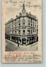 50667 W5021 Köln Altstadt-Nord 103 1906 Gebrauchsspuren Hotel Restaurant Pariser Hof