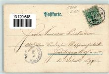 42103 W5600 Barmen 1902 Lithographie Schwebebahnhof