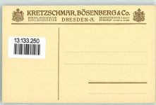 Nr. 47 Serie der Firma Kretzschmar Bösenberg & Co in Dresden Lampen und Leuchtkörper AK Werbung