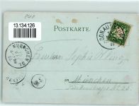 93093 W8405 Donaustauf 1900 Gebrauchsspuren Walhalla