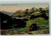St. Moritz Muottas Bahn Bergbahn 1924