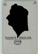 Handgemalt Schiller