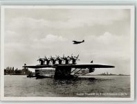 Dornier DO X AK Wasserflugzeug 1936 Foto AK