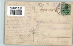 79691 W7861 Neuenweg 1909 Gebrauchsspuren Teilansicht, Eckknick AK