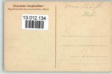 50667 W5000 Köln Künstlerkarte Dampfschiff De Rijn Niederländische Dampfschiff-Reederei