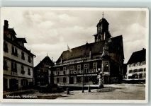 88605 W7790 Meßkirch - Marktplatz Norddeutscher Lloyd Bremen Litfaßsäule