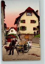 Luzern Lucerne Luzerner Milchmann - Photochromie Hundekarren