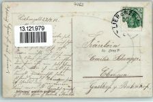 W7263 Bad Liebenzell Prägedruck Holzrahmen 1912 Gebrauchsspuren