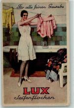 LUX Seifenflocken - Sunlicht AG - Wäsche waschen Werbung 1924