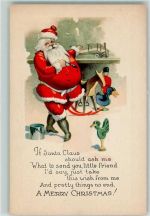 Merry Christmas Spielzeug Weihnachtsmann