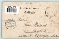 68100 Mulhouse Mülhausen 1899 Lithographie Gruss aus Theater