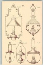 Nr. 55 Serie der Firma Kretzschmar Bösenberg & Co in Dresden Lampen und Leuchtkörper AK Werbung